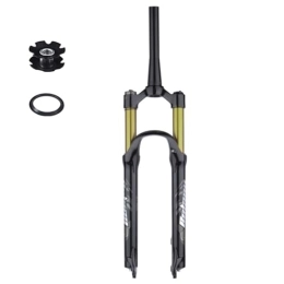 TS TAC-SKY Spares TS TAC-SKY Travel 120mm 26 / 27.5 / 29inch Straight / Tapered Tube Bicycle Accessories MTB Air Fork Suspension Bicycle Front Suspension (Color : Gold, Size : 29 Tapered Manual)