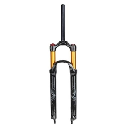 TYXTYX Mountain Bike Fork TYXTYX MTB Air Fork, Black, 26 27.5 29 Inch, Suspension Fork, Unisex's Ultralight Alloy Front Shock Absorber