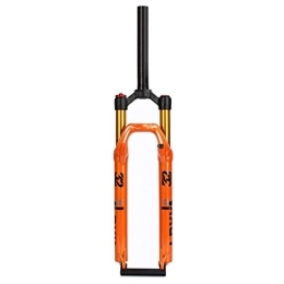 TYXTYX Mountain Bike Fork TYXTYX MTB Bike Front Fork Suspension 27.5 29 Inch 1-1 / 8 Alloy Air System Manual Lockout for Mountain Road XC Offroad Bicycle Orange