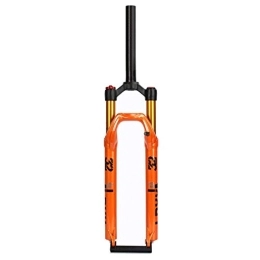 TYXTYX Mountain Bike Fork TYXTYX Orange MTB Bicycle Front Fork 27.5 / 29 Inch, 9mm QR Suspension Air Forks for MTB XC Offroad Bikes Road Cycling
