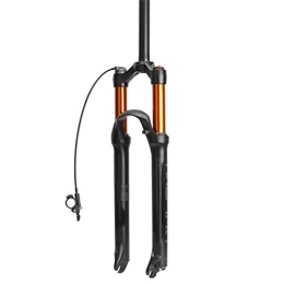 TYXTYX Mountain Bike Fork TYXTYX Suspension Bike Forks Bike Suspension Fork Mountain Bike Front Fork Magnesium alloy shock absorber front fork (26 / 27.5 / 29 inches), Straight-pipe, 27.5-inches