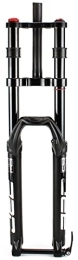 UKALOU Mountain Bike Fork UKALOU 27.5 29 Inch Mountain Bike Double Shoulder Air Fork Large Stroke Barrel Axle Version of the Downhill Front Fork Damping Rebound