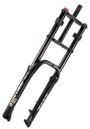 UKALOU Mountain Bike Fork UKALOU Double Shoulder Snow Bike Front Fork 20 * 4.0 26 Inch Fat Tire ATV Air Pressure Front Fork Aluminum Alloy Quick Release