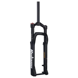 UKALOU Mountain Bike Fork UKALOU Snow Beach Bike Suspension Fork 26 Inch Mountain Bike Air Suspension Fork Travel 120mm Thur Axle 15x135mm Manual Lockout, for 4.0 Tire