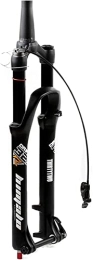 UPPVTE Spares UPPVTE 26 27.5 29in Air MTB Bicycle Fork, Thru Axle 15 mm Bicycle Suspension Forks 1-1 / 2" Tapered Rebound Adjust Travel 100mm Disc Brake Forks (Color : Tapered Remote, Size : 26 inch)