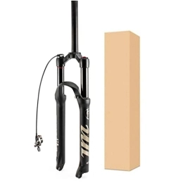 UPPVTE Spares UPPVTE Air Supension Front Fork, 1-1 / 2" 120mm Travel With Scale 26 / 27.5 / 29" Rebound Adjustment 1-1 / 8" MTB Bike Front Fork Forks (Color : Straight Remote Lock, Size : 29inch)