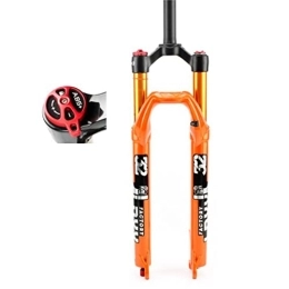 UPPVTE Spares UPPVTE Air Supension Front Fork, 1-1 / 8" 27.5 / 29in Mountain Bike Forks 100mm Travel with Scale QR 9mm Rebound Adjustment Forks (Color : Orange, Size : 29inch)
