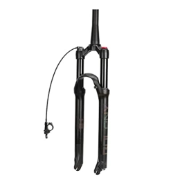 UPPVTE Spares UPPVTE Air Suspension Fork, With Damping Adjustment 26 / 27.5 / 29 Inch Cone Tube Travel 100mm Manual / Remote Lockout, For MTB Bike (Color : Cone tube RL, Size : 27.5inch)