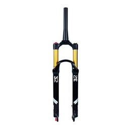 UPPVTE Spares UPPVTE Bicycle Absorber Air Fork, 26 / 27.5 / 29inch Cone Tube Travel 130mm Agnesium Alloy Mountain Bike Fork Rebound Adjustment QR 9mm (Color : Cone tube HL, Size : 29inch)