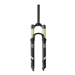 UPPVTE Mountain Bike Fork UPPVTE Bicycle Shock Absorber Forks, 26 / 27.5 / 29 Inch, Travel 130mm 1-1 / 8 Straight Tube Air Fork Rebound Adjustment, For MTB Bike (Color : Straight tube HL, Size : 27.5inch)