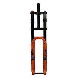 UPPVTE Spares UPPVTE Bicycle Suspension Air Fork, Damping Adjustment 27.5 / 29 Inch Shoulder Control Travel 160mm Double Shoulder Front Fork For MTB Bike (Color : Orange color, Size : 29inch)