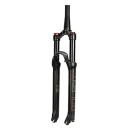 UPPVTE Spares UPPVTE Bicycle Suspension Fork Air Fork, 26 / 27.5 / 29 Inch Manual Lockout Straight / Cone Tube Damping Adjustment Travel: 100mm, For MTB Bike (Color : Black Cone, Size : 29inch)