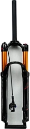 UPPVTE Spares UPPVTE MTB Air Suspension Fork 26 / 27.5 / 29in Bike Front Forks 1-1 / 8" Manual / Remote Lockout QR 9mm Disc Brake Travel 100mm 1660g Forks (Color : Black-rl, Size : 29INCH)