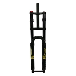 UPPVTE Spares UPPVTE Suspension Fork, 27.5 / 29 Inch With Damping Adjustment Shoulder Control Travel 160mm Double Shoulder Front Fork For MTB Bike (Color : Black gold, Size : 27.5inch)