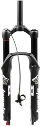 UPVPTK Spares UPVPTK 26" 27.5" 29" MTB Front Fork, Disc Brake Bike 1-1 / 8" Steerer Bicycle Suspension Fork 130mm Travel Air Damping for 2.4" Tire QR Forks (Color : Black RL, Size : 27.5inch)