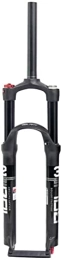 UPVPTK Spares UPVPTK 26 27.5 29in MTB Bicycle Fork, Air Pressure Shock Absorber Bike Damping 1-1 / 8" Shoulder Control Disc Brake Travel 100mm QR 9mm Forks (Color : Black, Size : 26inch)