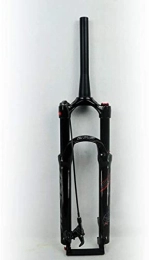 UPVPTK Mountain Bike Fork UPVPTK 26 / 27.5 / 29in MTB Bike Front Fork, with Rebound Adjustment Bicycle Air Suspension Forks 100mm Travel Tapered Tube QR Remote Lockout Forks (Color : Black, Size : 26INCH)