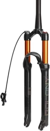 UPVPTK Mountain Bike Fork UPVPTK Air Suspension Fork 26 / 27.5 / 29in, Rebound Adjust Travel 100mm QR 9 * 100mm MTB Bike Front Forks Manual / Remote Lockout Forks (Color : Rl, Size : 29inch)