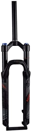 UPVPTK Spares UPVPTK Bicycle Suspension Fork 26" 27.5" 29", MTB Air Bike Fork 1-1 / 8" QR 9mm Disc Brake Travel 100mm Straight Front Fork Forks (Color : B-black, Size : 29INCH)