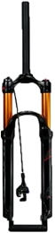 UPVPTK Spares UPVPTK Mountain Bike Suspension Fork 26 / 27.5 / 29'', 1-1 / 8" Ultralight Bicycle Front Fork Disc Brake MTB Air Forks QR 9mm Travel 100mm Forks (Color : Matte Black Rl, Size : 27.5'')