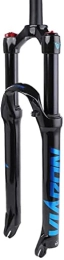 UPVPTK Spares UPVPTK Suspension Fork MTB 27.5 / 29in, Magnesium Alloy QR Cycling Bicycle Fork Disc Brake Air Shock Absorber 1-1 / 8" HL Travel 105mm Forks (Color : Blue, Size : 27.5INCH)