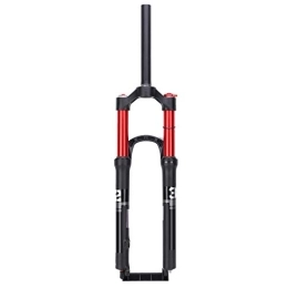 VGEBY Mountain Bike Fork VGEBY Mountain Bike Front Fork, Bicycle Double Air Chamber Front Fork Shoulder Control Suspension Fork for 27.5in Bike Bicycles and accessories Riding
