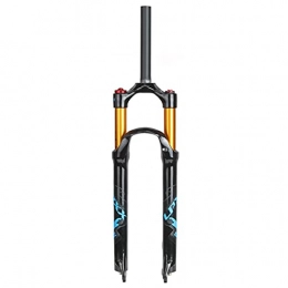 VPPV Spares VPPV 26 27.5 29 Inch Bicycle Suspension Forks Aluminum Alloy 1-1 / 8 ” Remote Lock Out Bike Steerer QR 9mm Fork Travel 120mm (Color : Straight tube A, Size : 29 inch)