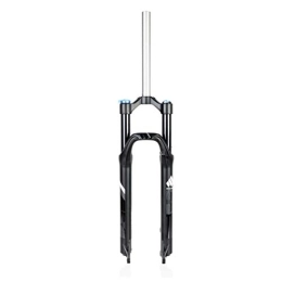 VPPV Spares VPPV 26 Inch 27.5 Inch MTB Suspension Forks, Aluminum Alloy Mountain Road Bike Cycling Straight Tube 1-1 / 8" Disc Travel 100mm (Color : Black, Size : 26 inch)