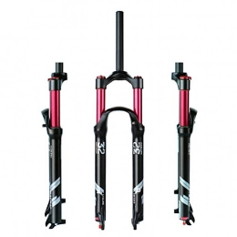 VPPV Spares VPPV 26 Inch 27.5 ”Mountain Front Fork, Double Air Chamber Shock Absorber 29er Damping Gas Forks Travel 120 mm (Color : Shoulder lock-A, Size : 26inch)