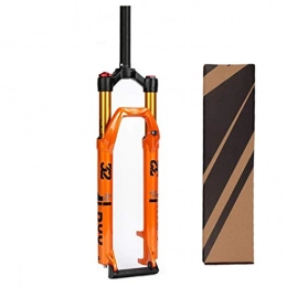 VPPV Spares VPPV 27.5 29 Inch MTB Air Suspension Fork, Bike Downhill Disc Brake 9mm Quick Lock Mountain Gas Fork Travel 120mm (Color : Gold, Size : 27.5 inch)