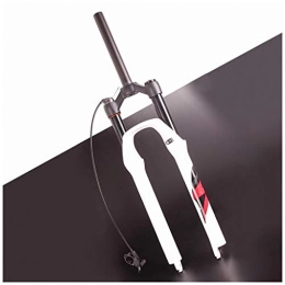 VPPV Spares VPPV 27.5 Inch MTB Suspension Forks, 26 Inch Straight Tube Bike Fork Shoulder Control Steerer 1-1 / 8" Disc Brake Travel 140mm Absorber (Color : D, Size : 27.5 inch)