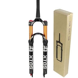 VPPV Spares VPPV Mountain Bike Fork 26 27.5 29 Inch 120mm Travel, Disc Brake 1-1 / 8" Threadless Steerer Suspension Air Forks QR 9mm MTB Bicycle Accessories (Color : B, Size : 29 INCH)