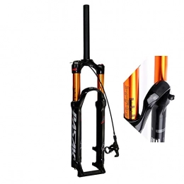 VPPV Spares VPPV Mountain Bike Fork 26 / 27.5 / 29 Inch Aluminum Alloy 1-1 / 8 ” Remote Control Fork Damping Adjustment 120mm Straight Tube Fork (Color : Remote lock, Size : 26 inch)