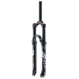 VPPV Mountain Bike Fork VPPV Mountain Suspension Fork 26 Inch, MTB Bike Cycling Forks 1-1 / 8" Disc Brake Damping Adjustment Unisex Travel 120mm Black (Color : Black, Size : 26inch)