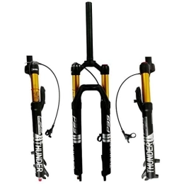 VPPV Spares VPPV MTB Bike Suspension Forks 29 Inch, Magnesium Alloy Road Bicycle Remote Control Mountain Bikes Gas Fork 1-1 / 8" Disc Travel 120mm (Color : A, Size : 27.5 inch)