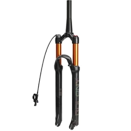 VPPV Spares VPPV MTB Suspension Forks 27.5 Inch 29 ER, Remote Control 1-1 / 8”Mountain Bike 26" Shock Absorber Air Fork Travel 120mm (Color : B, Size : 27.5 inch)