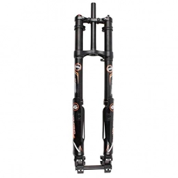 WANGP Spares WANGP Suspension Fork 26 / 27.5 / 29" Mountain Bike DH / FR, Double Shoulder Control With Adjustment Of Damping Pneumatic Shock Absorbers, Travel Distance: 203mm