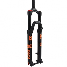 WATPET Mountain Bike Fork WATPET Bike Suspension Forks Mountain Bike Front Fork Straight Tube Barrel Shaft Magnesium Alloy Air Fork Lockable Damping Shock Absorbing Front Fork Tapered Steerer and Straight Steerer Front Fork