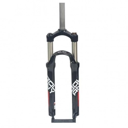 Waui Mountain Bike Fork Waui 24" Mountain Bike Suspension Fork, Aluminum Alloy Disc Brake Shoulder Control Damping Adjustment 1-1 / 8" Travel 100mm (Color : A)