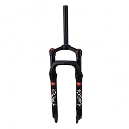 Waui Mountain Bike Fork Waui 26inch Suspension Fork, Snowmobile ATV Bike Air Pressure Aluminum Alloy Shock Absorber 1-1 / 8" Travel 135mm 4.0 Tire