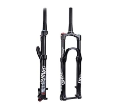 WEHQ Mountain Bike Fork WEHQ Suspension Fork Bike, Front Fork for Mountain Bike 27.5 / 29 Inch MTB Suspension Fork Travel 140mm Disc Brake Air Pressure Shock Absorber Fork Shoulder Control Damping Adjust Aluminum Alloy