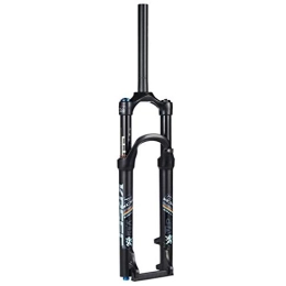 WEHQ Spares WEHQ Suspension Fork Bike, Mountain Bicycle Suspension Fork Magnesium Alloy 26 27.5 29 Inch Bike Front Fork Air Shock Absorber Manual Lock Disc Brake, Straight Tube or Conical Tube, Travel 120mm