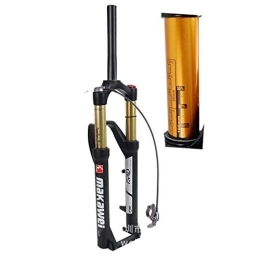 WEHQ Mountain Bike Fork WEHQ Suspension Fork Bike, MTB Air Bike Suspension Fork 26 / 27.5 / 29 Inch Straight Tube 1-1 / 8" Remote Manual Lock Travel 120mm Disc Brake Axle 9mmQR