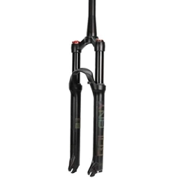 WEHQ Spares WEHQ Suspension Fork Bike, MTB Front Fork 26 27.5 29 Inch Ultralight Magnesium Alloy Mountain Bike Suspension Air Pressure Bicycle Shock Absorber Forks Rebound Adjust Straight Tube 100MM