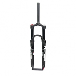 WFBD-CN Spares WFBD-CN mountain bike fork 2019 26 / 27.5 / 29er MTB Suspension Air Fork Magnesium Alloy Double Shoulder Double Air Oil Line Lock Straight Tapered Fork bike suspension forks (Color : 26 Red LO)