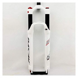 WFBD-CN Spares WFBD-CN mountain bike fork 26" 27.5" 29 Inch Bicycle Fork MTB Mountain Bike Suspension Fork Air Damping Front Fork Remote And Manual Control HL RL bike suspension forks (Color : 26HL gloss white)