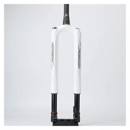 WFBD-CN Spares WFBD-CN mountain bike fork Bicycle Carbon Fork MTB Mountain Bike Fork Air 27.5 29" RS1 ACS Solo 15MM*100 Predictive Steering Suspension Oil and Gas Fork bike suspension forks (Color : 29 inch white)