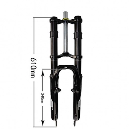 WFBD-CN Spares WFBD-CN mountain bike fork Bicycle Fork 620DH MTB Suspension Air Front Fork Alloy Bike Magnesium Air Oil Lock Straight Downhill Fork bike suspension forks (Color : 24 inch)