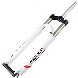 WLJBD Spares WLJBD Bicycle Fork 26 / 27.5 Inch Air Suspension Fork Discbrake Mountain Bike Fork QR 105mm Travel Straight 1-1 / 8" HL / RL (Color : Awhite, Size : 27.5inch)