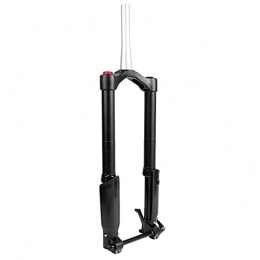 WLJBD Spares WLJBD E-Bike Fork 24 / 26 Inch 5.0 Tires Snow Bike Downhill Air Suspension Fork Mountain 150 * 15mm Axle Discbrake Bicycle Fork 2900g (Color : Black)